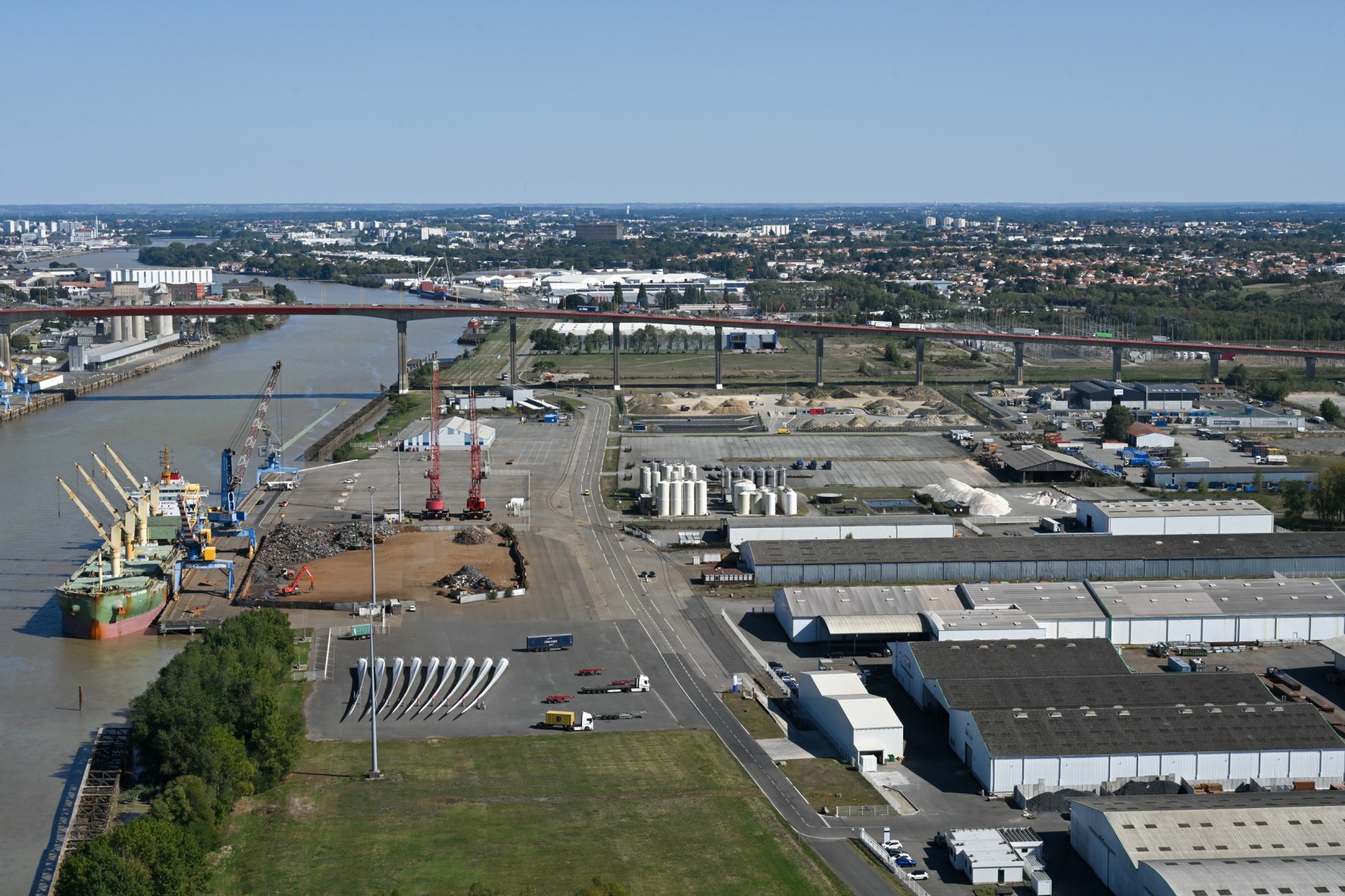 Site portuaire de Nantes Cheviré