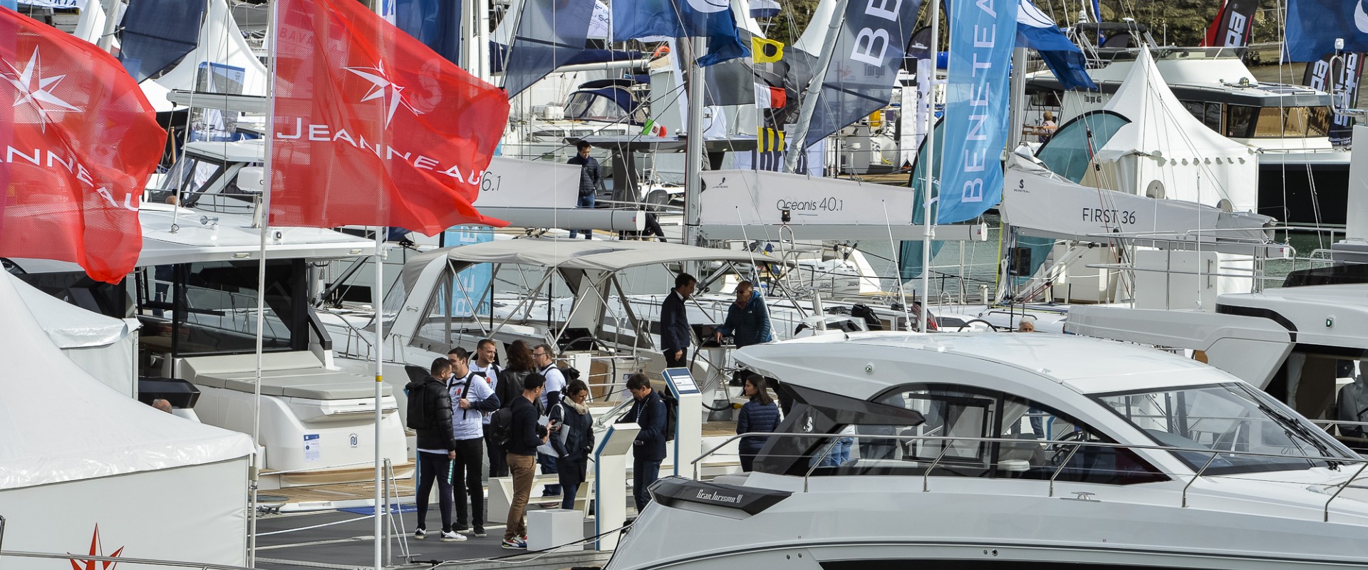 Visite de la Direction du développement au Grand Pavois à La Rochelle