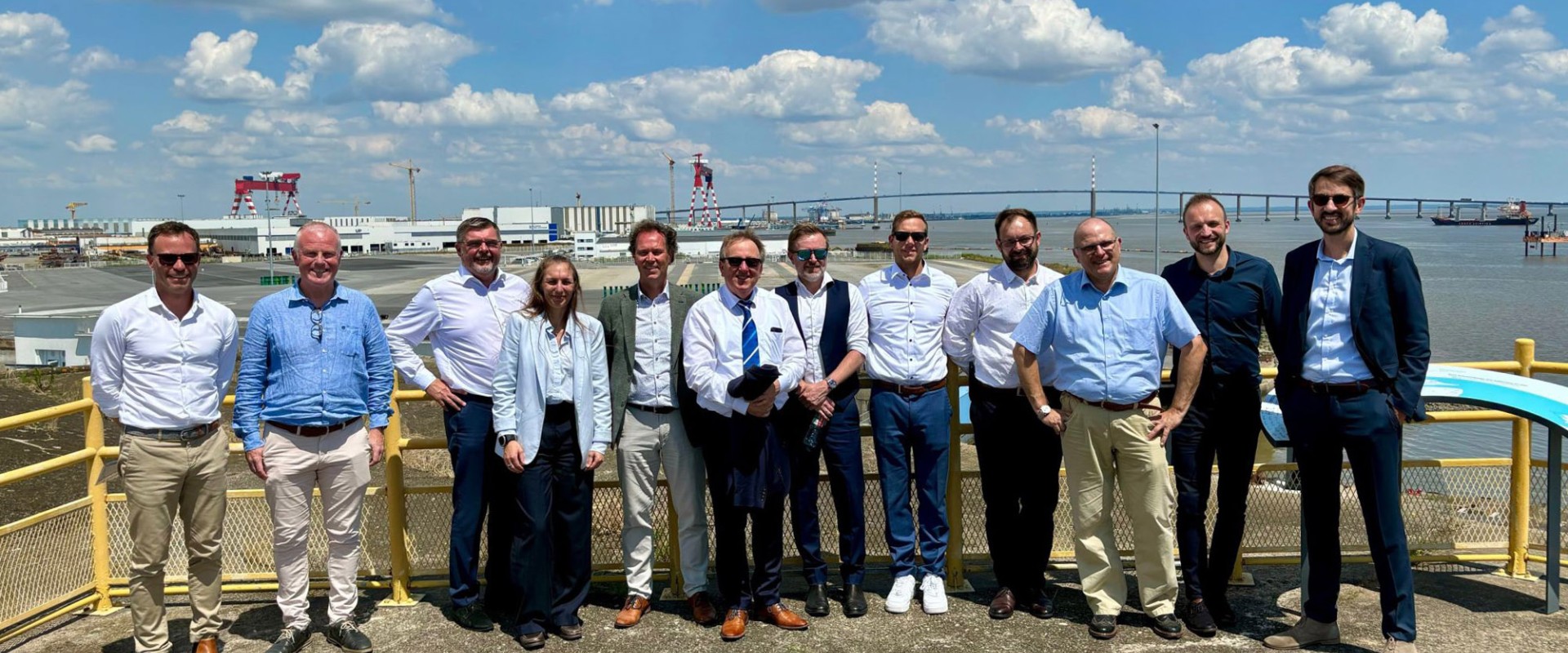 Offshore Wind Port Alliance visita Nantes Saint-Nazaire